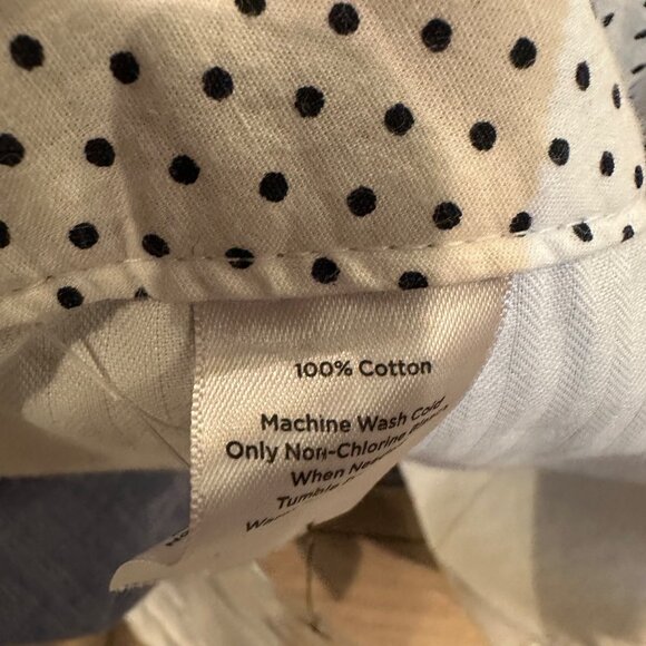 TALBOTS WOMENS 16W BLUE KHAKI CROPPED PANTS NEW - Picture 10 of 12